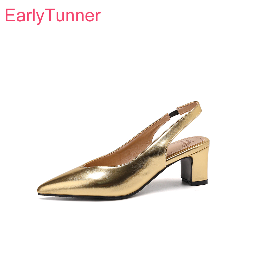 Crossfit Ladies - Summer Comfortable Gold Silver Women Pumps