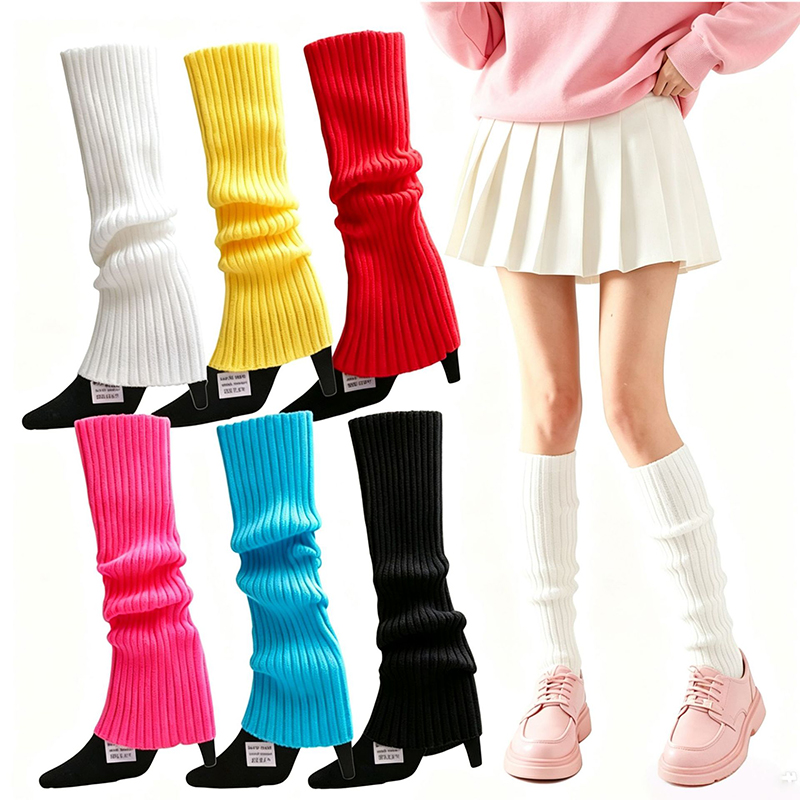 Ribbed Knit Leg Warmers for Wo - огляд і ціна Knee Sleeve Pair