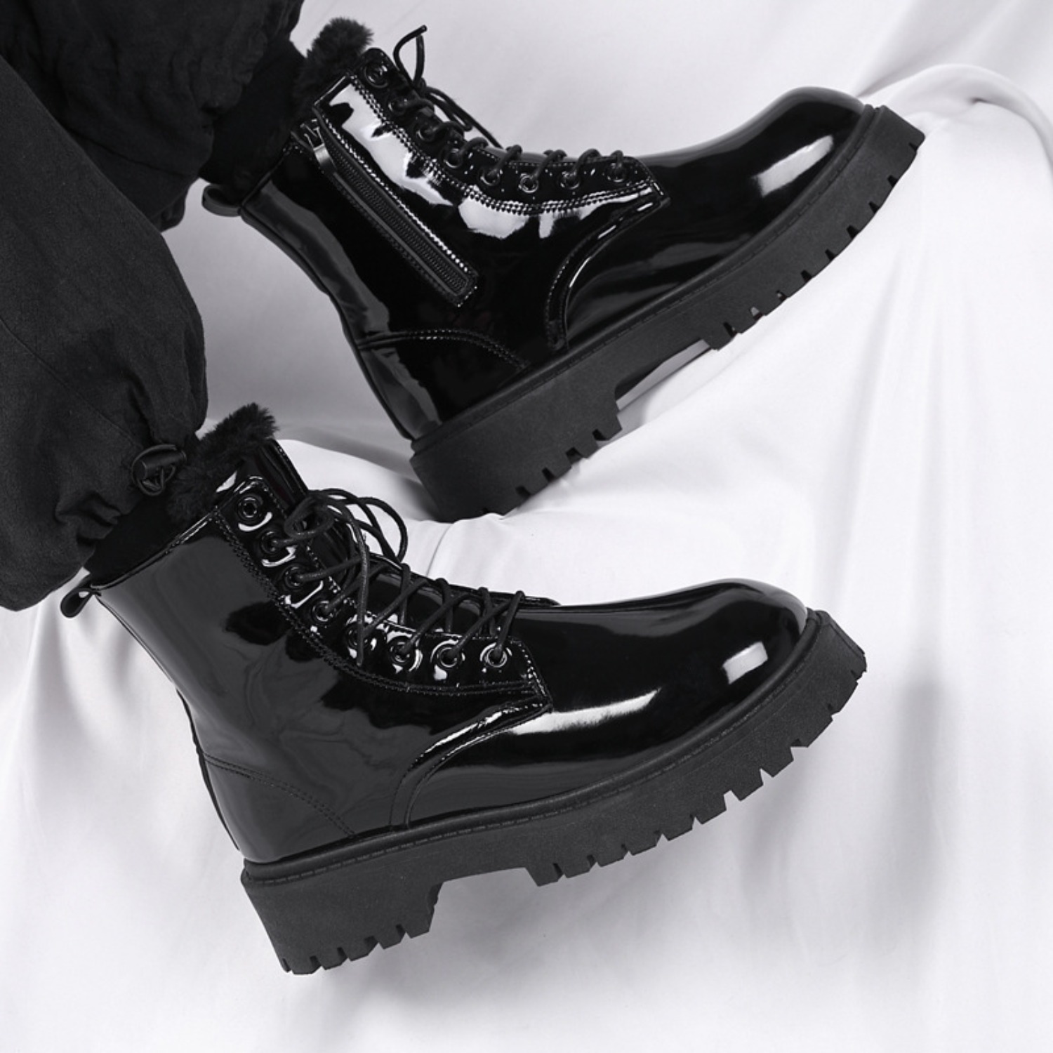 Men's warm plush high-top boot - огляд і ціна Crossfit Outdoor