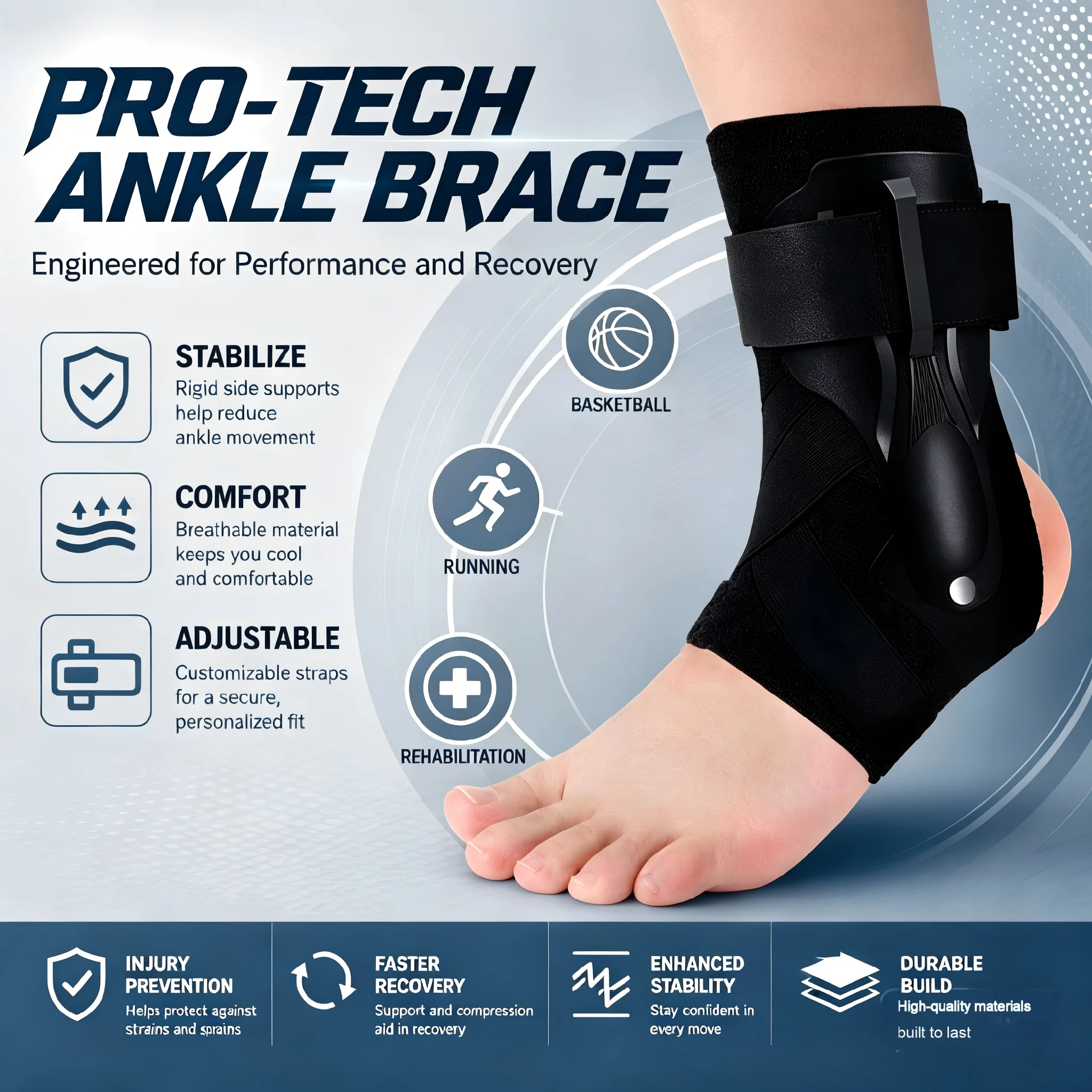 1/2PCS Ankle Brace for Spraine - огляд і ціна Ankle Mobility Band