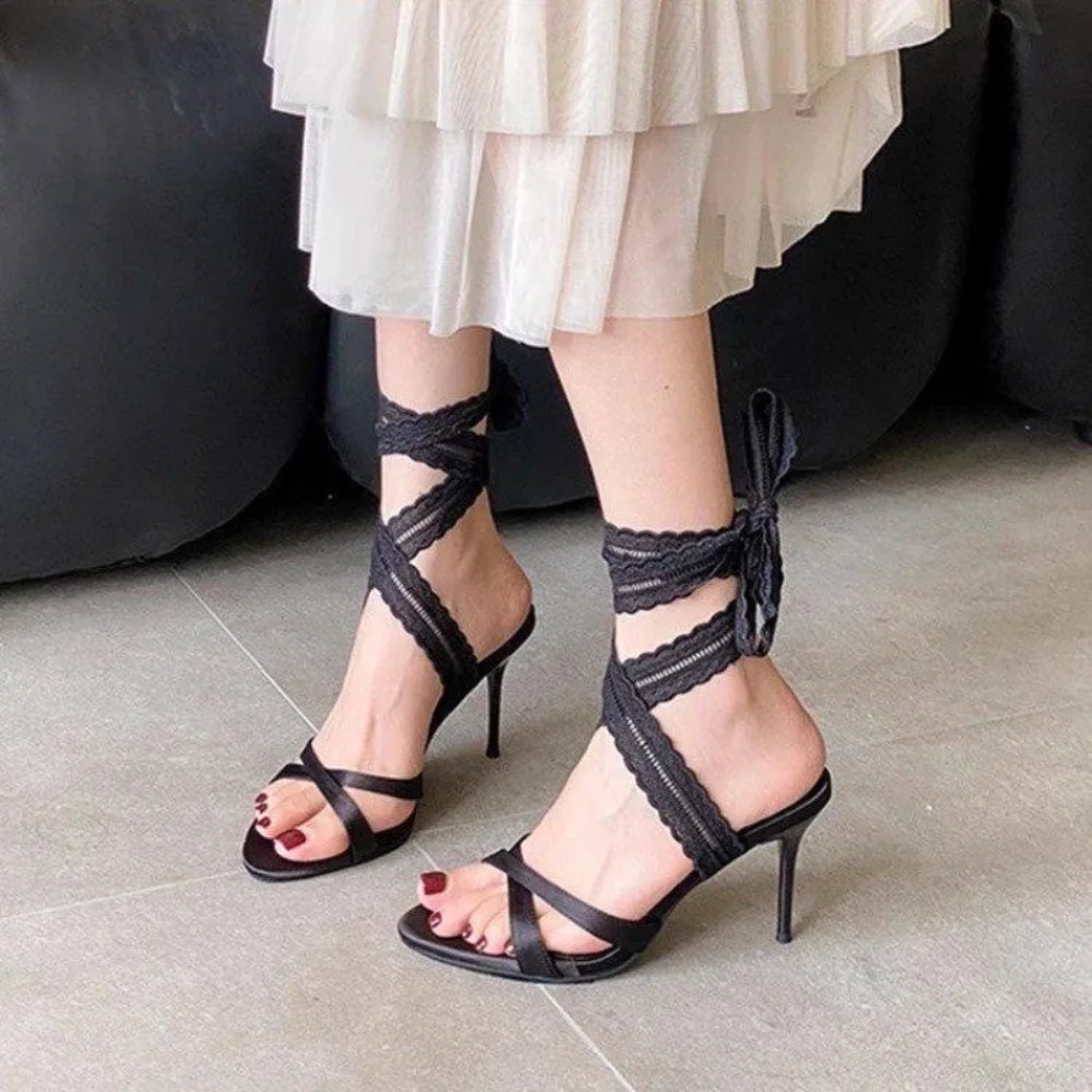 Ladies High Heel Sandals Lace  - огляд і ціна Crossfit Ladies