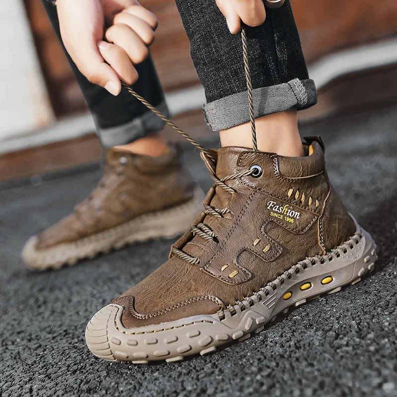 Microfiber Leather Men Boots O - огляд і ціна Crossfit Outdoor